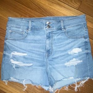 American Eagle Ne(x)t Level Stretch Super High Rise Shorts Size 14